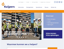 Tablet Screenshot of kuijpers.nl